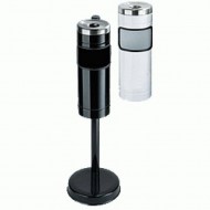 Scrumiere din otel inoxidabil cu picior 150mm Scrumiere din otel inoxidabil cu picior 150mm