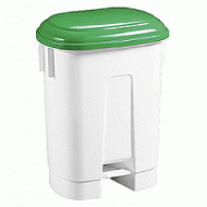 Cosuri cu pedala pentru colectarea selectiva 30, 60L, rosu, galben, verbe, albastru, alb Cosuri cu pedala pentru colectarea selectiva 30, 60L, rosu, galben, verbe, albastru, alb