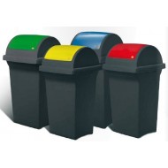 Cos gunoi TATA 50 L, colectarea selectiva - pret per bucata Cos gunoi TATA 50 L, colectarea selectiva - pret per bucata