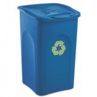 Tomberoane pentru reciclare deseuri 50L, culori: albastru, galben, verde, maro Tomberoane pentru reciclare deseuri 50L, culori: albastru, galben, verde, maro