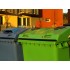 Container HDPE CLE 1100L cu capac rotund verde - Transport inclus