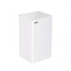 Cos gunoi de interior, fara capac, otel vopsit alb, 65 L, Mediclinics