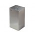 Cos de interior 60L, fara capac, inel prindere sac, inox finisaj satinat, Mediclinics