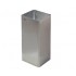 Cos de interior 80L, fara capac, inel prindere sac, inox finisaj satinat, Mediclinics