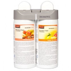 Odorizant dispenser Microburst Duet - Tender Fruits/Citrus Leaves, 2x121 ml, RUBBERMAID