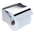 Suport rola hartie igienica, cu capac, inox satinat, Mediclinics