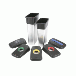 Cos de gunoi Geo Metallic Medium 55L