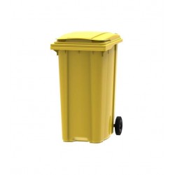 Container din plastic, 360 litri galben