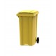 Container din plastic, 360 litri galben
