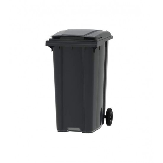 Container din plastic, 360 L, Negru