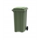 Container din plastic, 360 litri verde transport inclus Container din plastic, 360 litri verde transport inclus