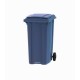 Container din plastic, 360 litri albastru Container din plastic, 360 litri albastru