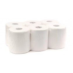 Prosop cu derulare externa, 2 straturi, alb, celuloza 100%,  AQAS, 100m  Prosop cu derulare externa, 2 straturi, alb, celuloza 100%,  AQAS, 100m