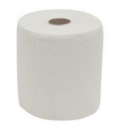 Prosop cu derulare externa, 2 straturi, alb, celuloza 100%,  AQAS, 100m  Prosop cu derulare externa, 2 straturi, alb, celuloza 100%,  AQAS, 100m