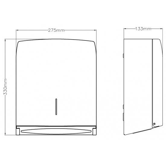 Dispenser pentru prosoape pliate de hartie, Mediclinics