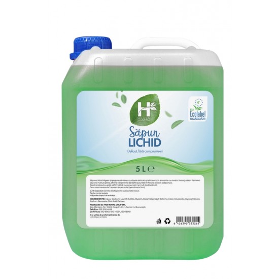 HIGEEA Sapun lichid - ECOLABEL 5L HIGEEA Sapun lichid - ECOLABEL 5L
