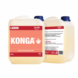 Aviz biocid - Sapun lichid cu dezinfectant, 5 L, Konga Silver Aviz biocid - Sapun lichid cu dezinfectant, 5 L, Konga Silver