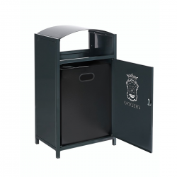 Coș de gunoi stradal KW-CH 90 litri Coș de gunoi stradal KW-CH 90 litri