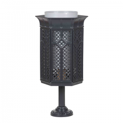 Coș stradal din fontă AKPOL 40 litri Coș stradal din fontă AKPOL 40 litri