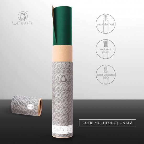 Mapa birou Flexi din piele, cu doua fete, pentru protectie masa, Unika, verde/bej Mapa birou Flexi din piele, cu doua fete, pentru protectie masa, Unika, verde/bej