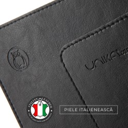 Set mapa birou Office pentru protectie, Unika, din piele PU, 1 suport farfurie si 2 suporturi pahar, negru, 89 cm Set mapa birou Office pentru protectie, Unika, din piele PU, 1 suport farfurie si 2 suporturi pahar, negru, 89 cm