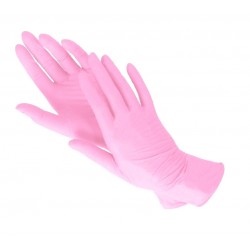 Manusi roz de unica folosinta, Nitrylex pink, marime S, 100 buc./cutie Manusi roz de unica folosinta, Nitrylex pink, marime S, 100 buc./cutie