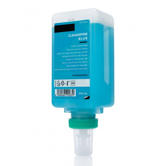 Sapun spuma CLEANSPIRE BLUE (500 ml | compatibil doar cu dozatorul LOGAN-A) Sapun spuma CLEANSPIRE BLUE (500 ml | compatibil doar cu dozatorul LOGAN-A)