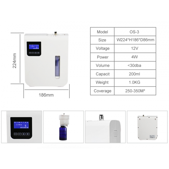 Dispenser odorizant profesional OS-3 Dispenser odorizant profesional OS-3