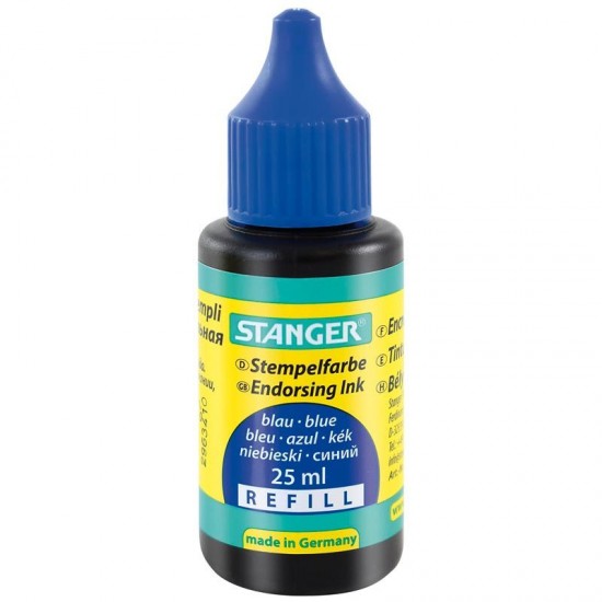 Tus pt. stampila Stanger - 25 ml, albastru Tus pt. stampila Stanger - 25 ml, albastru