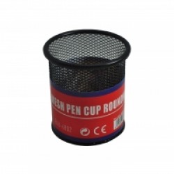 Suport instrumente de scris, realizat din plasa metalica, tip Mesh, rotund 802 Suport instrumente de scris, realizat din plasa metalica, tip Mesh, rotund 802