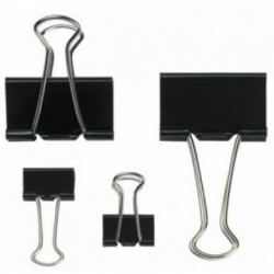 Clip metalic Binder Clips 32 mm, 12buc/cutie Clip metalic Binder Clips 32 mm, 12buc/cutie