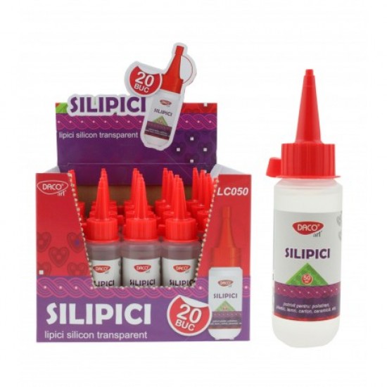 Lipici silicon 50 ml silipici daco