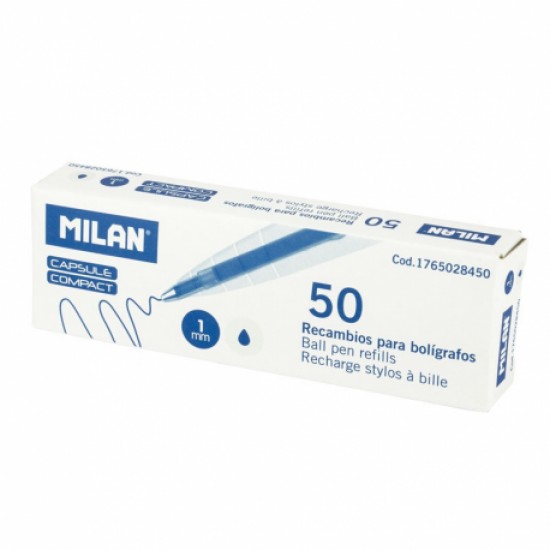 Mina pix milan set 50 capsule albastru Mina pix milan set 50 capsule albastru