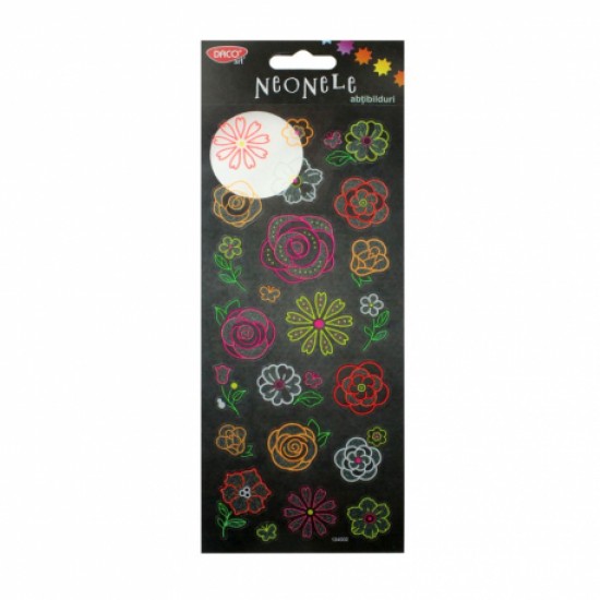 Abtibild - ab046 flori neonele daco Abtibild - ab046 flori neonele daco
