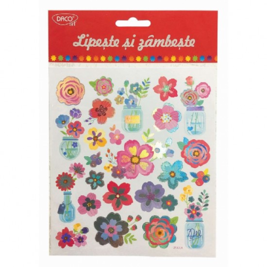 Abtibild - ab060 flori lipeste si zambeste daco Abtibild - ab060 flori lipeste si zambeste daco