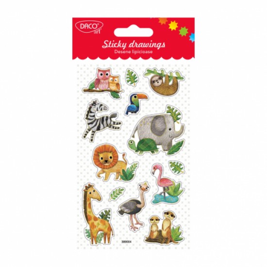 Abtibild - ab092 jungla desene lipicioase daco Abtibild - ab092 jungla desene lipicioase daco