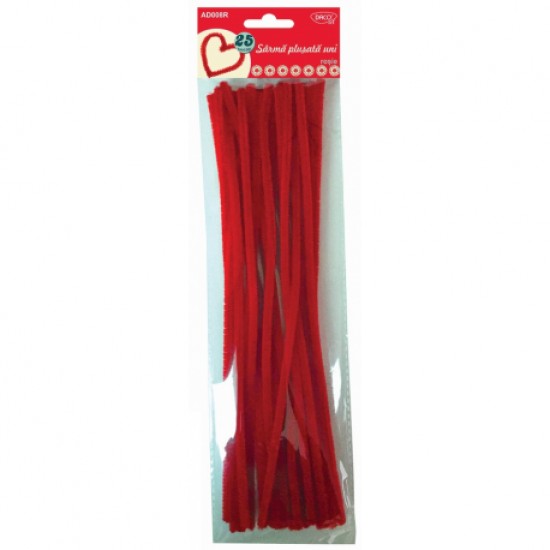 Accesorii craft - Sarma plusata uni-rosie-ad008r Accesorii craft - Sarma plusata uni-rosie-ad008r