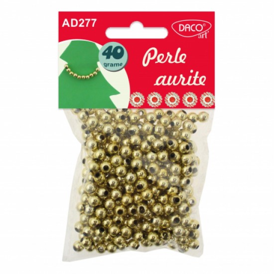 Accesorii craft - ad277 perle aurite daco Accesorii craft - ad277 perle aurite daco