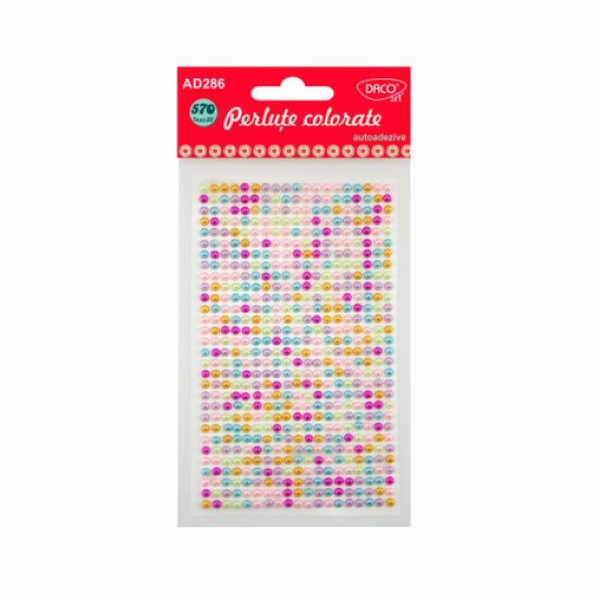 Accesorii craft - ad286 perlute colorate daco Accesorii craft - ad286 perlute colorate daco