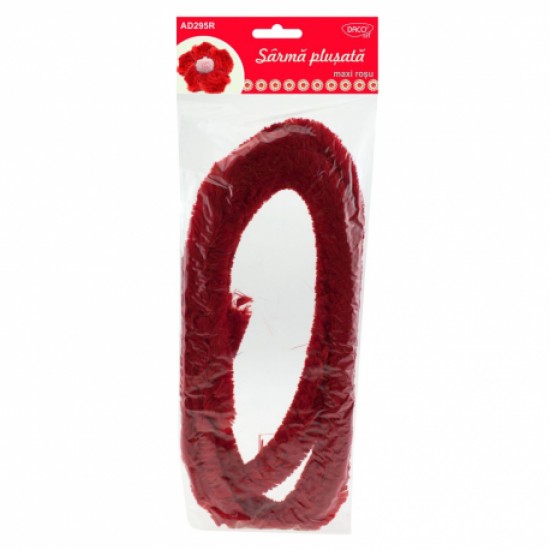 Accesorii craft - Sarma plusata maxi rosie, Daco-ad295r Accesorii craft - Sarma plusata maxi rosie, Daco-ad295r