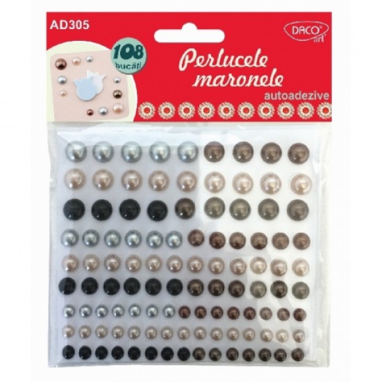Accesorii craft - ad305 perlucele maronele daco Accesorii craft - ad305 perlucele maronele daco