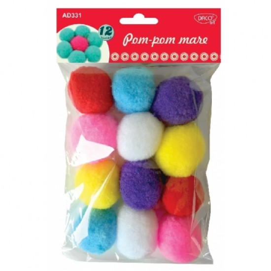 Accesorii craft - ad331 pom-pom mare daco Accesorii craft - ad331 pom-pom mare daco