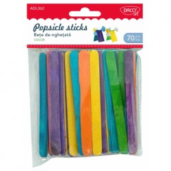 Accesorii craft - ad362 betisoare de-nghetata colorate daco Accesorii craft - ad362 betisoare de-nghetata colorate daco