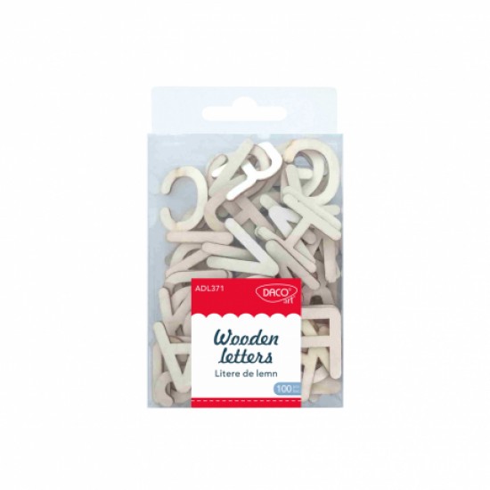 Accesorii craft - ad371 litere de lemn daco Accesorii craft - ad371 litere de lemn daco