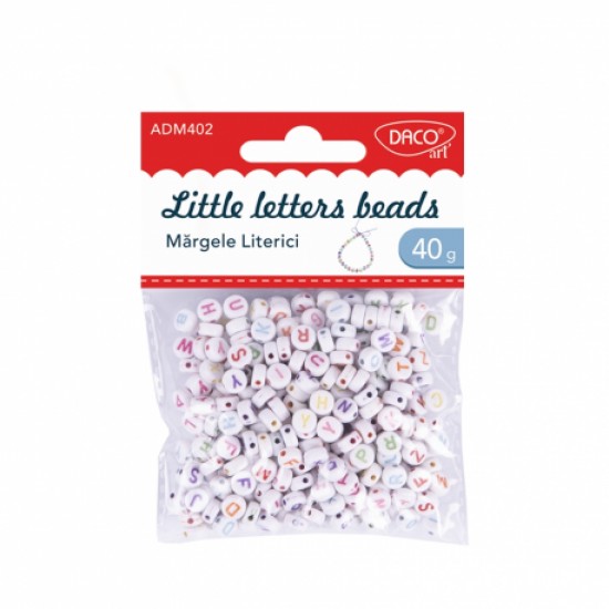 Accesorii craft - ad402 margele literici daco Accesorii craft - ad402 margele literici daco