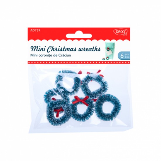 Accesorii craft - ad739 mini coronite craciun daco Accesorii craft - ad739 mini coronite craciun daco
