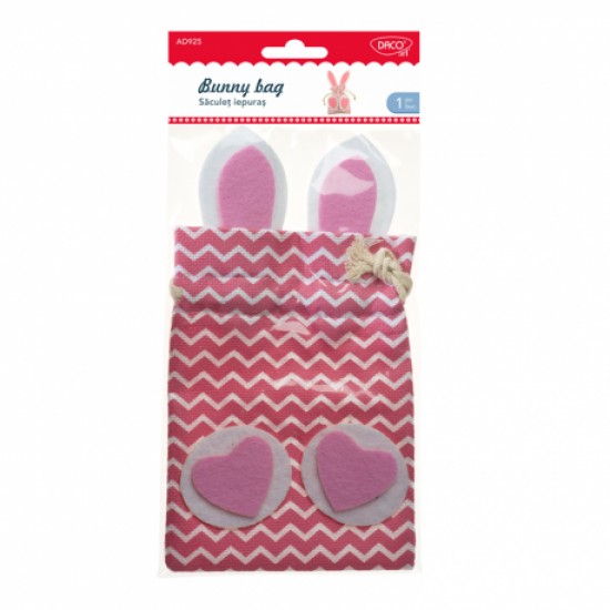 Accesorii craft - ad925 saculet iepuras daco Accesorii craft - ad925 saculet iepuras daco