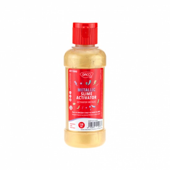 Activator slime metalic auriu 118ml daco av118au Activator slime metalic auriu 118ml daco av118au