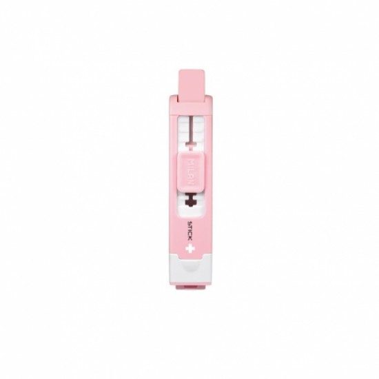 Ascutitoare cu radiera stick roz blister milan Ascutitoare cu radiera stick roz blister milan