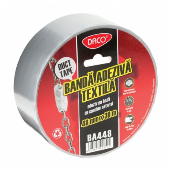 Banda adeziva textila duct tape 48/30 daco ba448 Banda adeziva textila duct tape 48/30 daco ba448